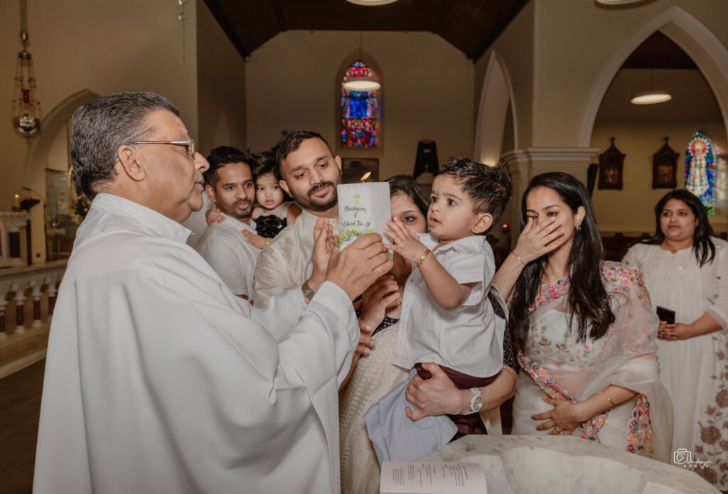 Family celebrating a christening – event photography in Cork